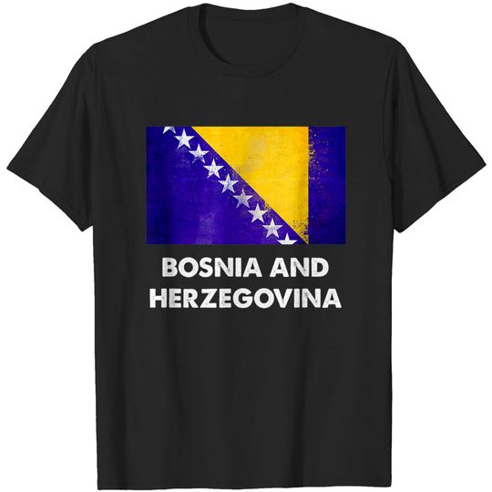Discover Bosnia and Herzegovina Flag T Shirt