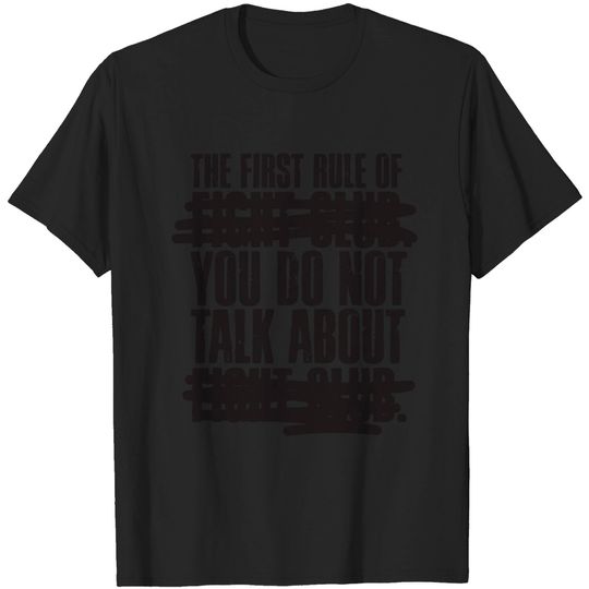 Discover The First Rule of Fight Club - Fight Club - T-Shirt