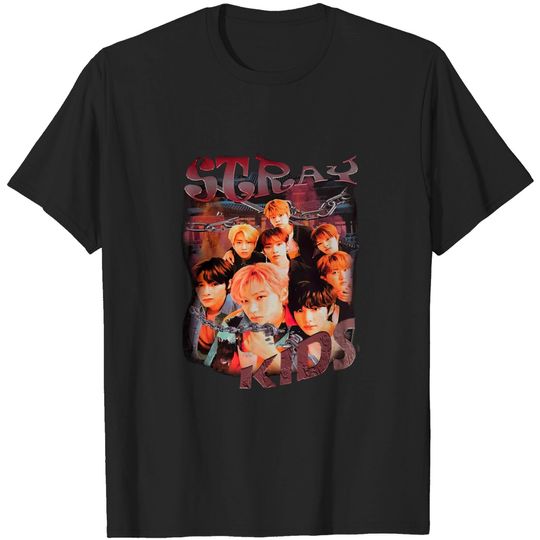 Discover STRAY KIDS "3RACHA" Black Unisex Kpop Shirt