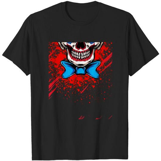 Discover Skull Clown Face Mask - Skull Clown Face Mask - T-Shirt