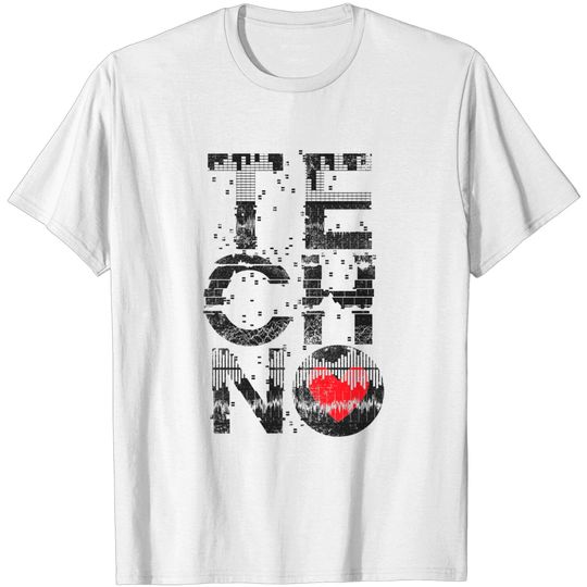 Discover Love Techno - Love - T-Shirt