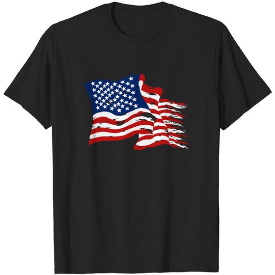 Discover American Flag - American Flag - T-Shirt