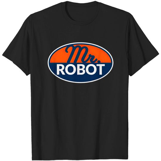 Discover Mr Robot Alternate Oval Logo - Mr Robot - T-Shirt