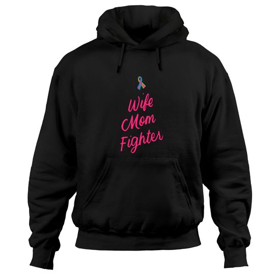 Discover Wife Mom Fighter Metastatic Breast Cancer Gifts Pullover Hoodie