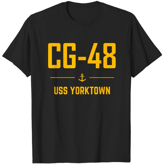 Discover CG-48 USS Yorktown T-shirt