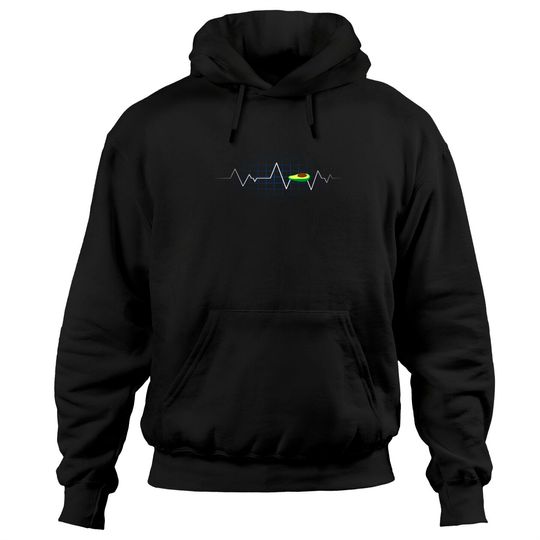 Discover Heartbeat Avocado Vegan Hoodie