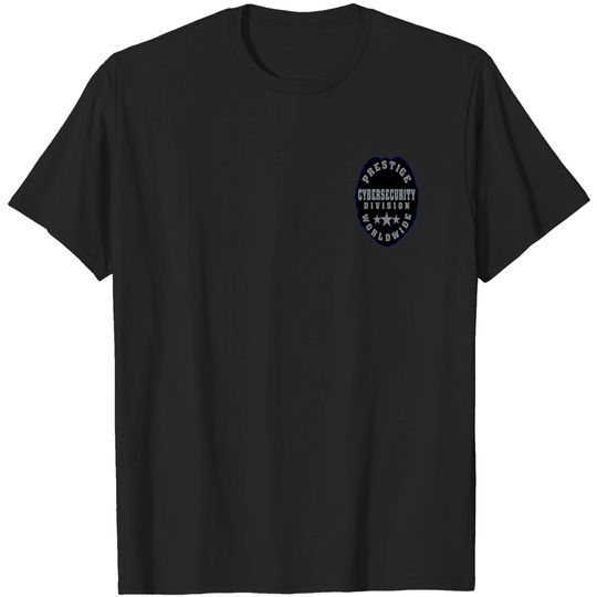 Discover Prestige Worldwide Cybersecurity Division Front Left - Prestige Worldwide - T-Shirt