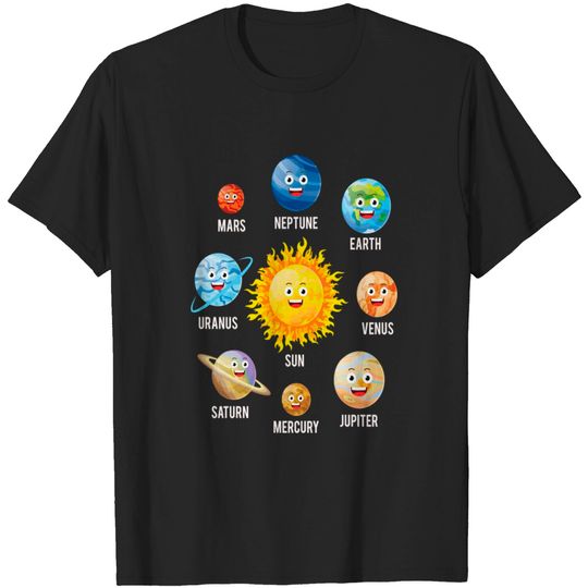 Discover Planets Universe Astronomy Science Solar System - Astronomy - T-Shirt