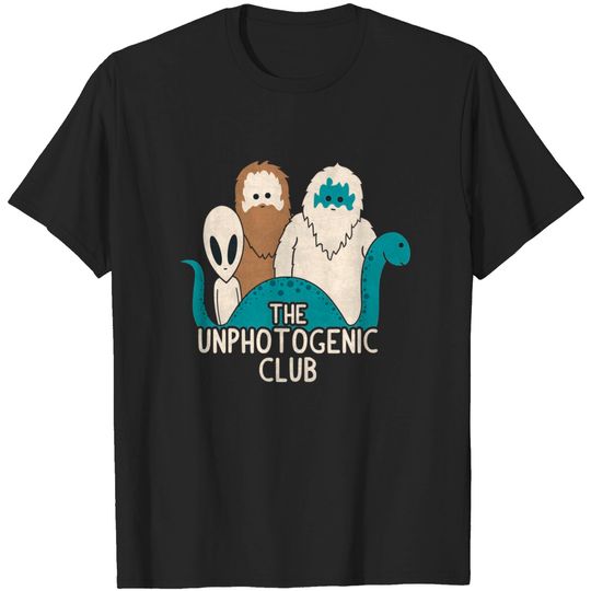 Discover Unphotogenic Club - Cryptids - T-Shirt