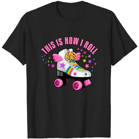 Discover This Is How I Roll Roller Skate Girl's Kids T-Shirt