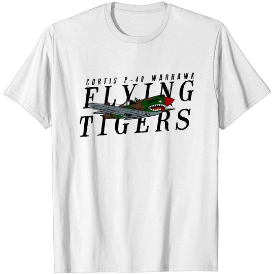 Discover Curtis P40 Flying Tiger - Flying Tiger - T-Shirt