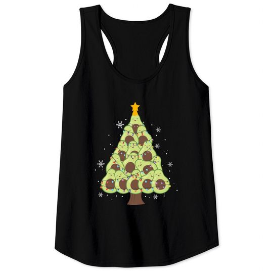 Discover Avocado Christmas Tree Merry Xmas Avocado Pullover Tank Tops