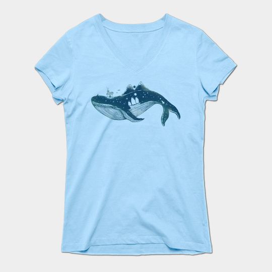 Discover Home (A Whale from Home) - Whale - T-Shirt