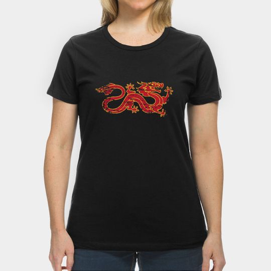 Discover Dragon Banner Distressed. - Wheel Of Time - T-Shirt