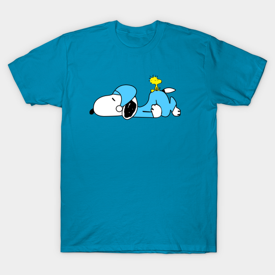 Discover Snoopy Sleeping - Snoopy - T-Shirt