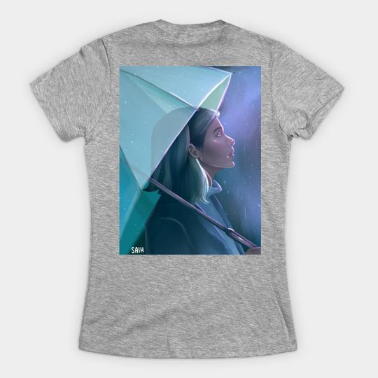 Discover Moonlight Rain - Umbrella - T-Shirt