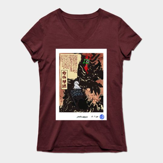 Discover A Tale of a Samurai - Ukiyo E - T-Shirt