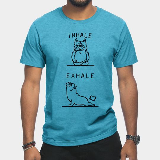Discover Inhale Exhale American Bully - Bulldog - T-Shirt
