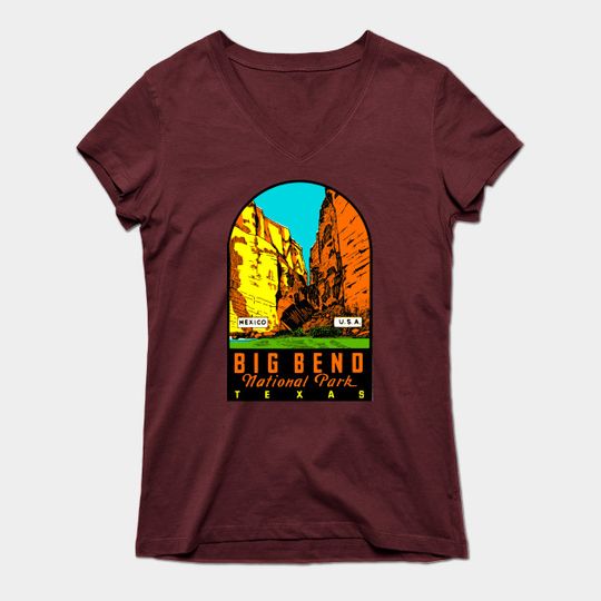 Discover Big Bend National Park Texas Vintage - Big Bend - T-Shirt