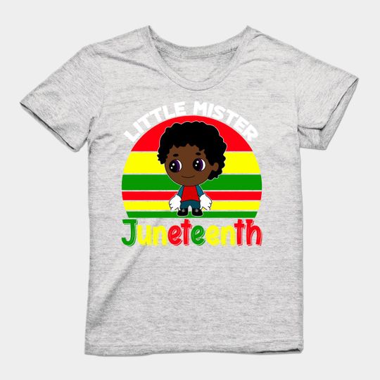 Discover Little Mister Juneteenth Black Melanin Prince Boys Kids - Juneteenth Gift - T-Shirt