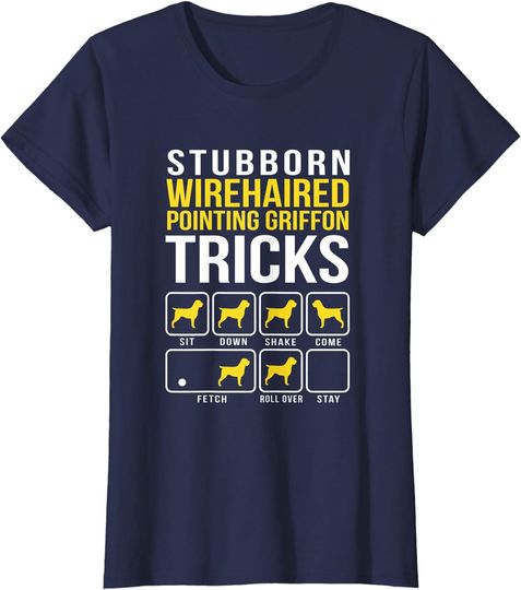 Discover Stubborn Wirehaired Pointing Griffon Tricks T-Shirt