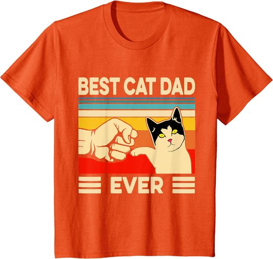 Discover Best Cat Dad Ever T-Shirt