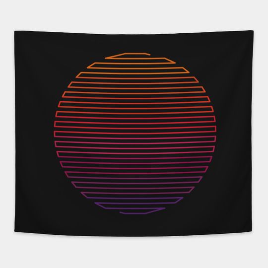 Discover Linear Light - Sun - Tapestry
