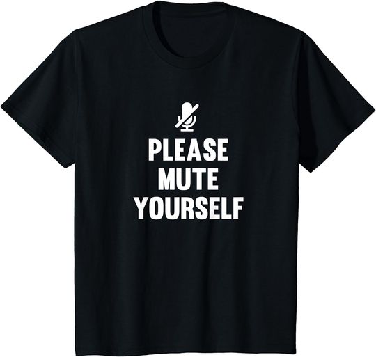 Discover Please Mute Yourself Shirt Teacher Life 2020 Virtual Teacher T-Shirt