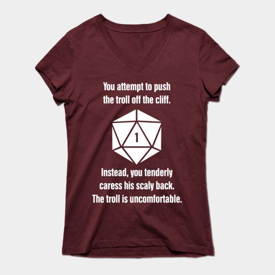 Discover Troll d20 Roleplaying Game Board Game T-Shirt