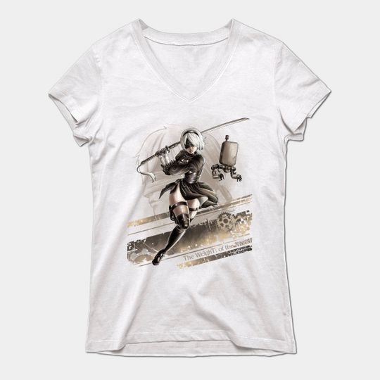 Discover The Weight Of The World - Nier Automata - T-Shirt