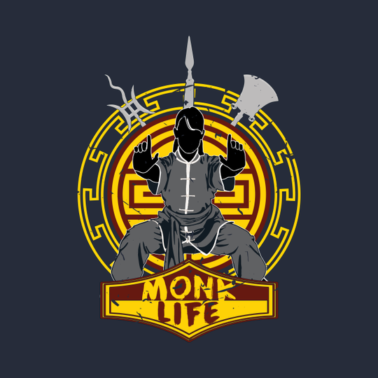 Discover Monk Life - Role Playing Game - T-Shirt
