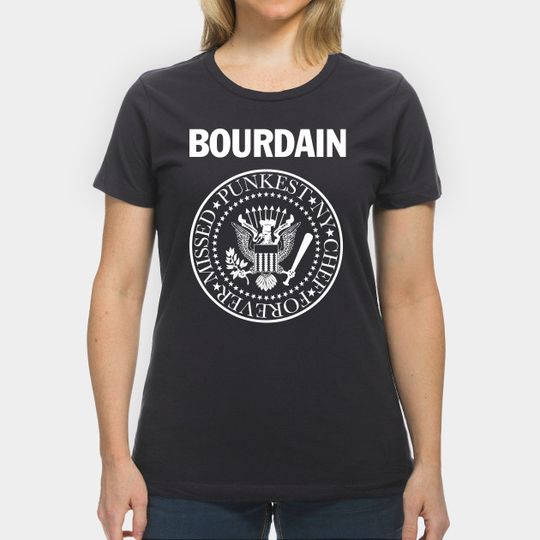 Discover Punkest Chef Tribute White - Anthony Bourdain - T-Shirt