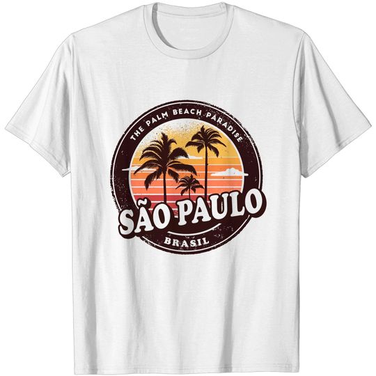 Discover Sao Paulo Brasil Vintage Holiday T-Shirt