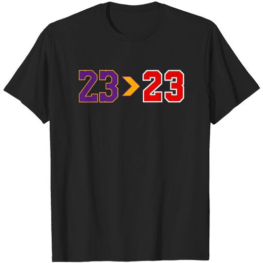 Discover Lebron over Jordan - Lebron James - T-Shirt