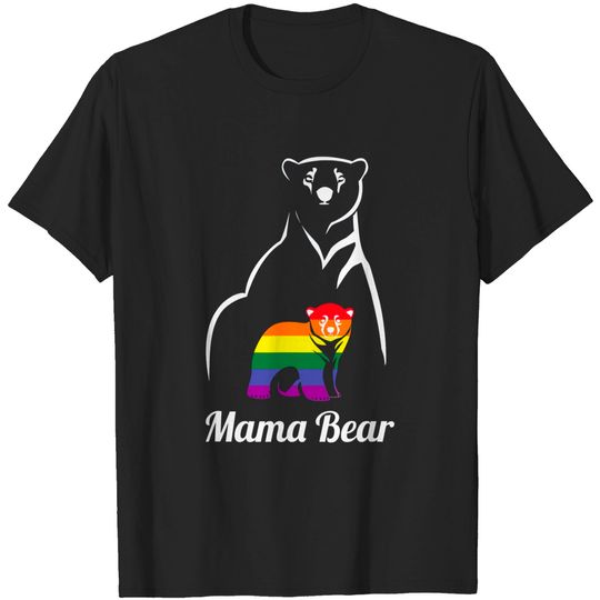 Discover Lesbian Girl T-shirt  Bear Gay Pride Equal Rights Rainbow