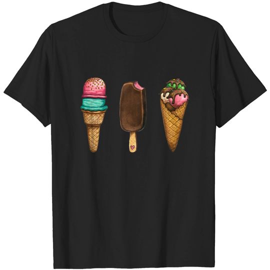 Discover Ice cream forever - Ice Cream Cone - T-Shirt