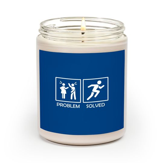 Discover Running Stick Figure Scented Candles  motif problem solved