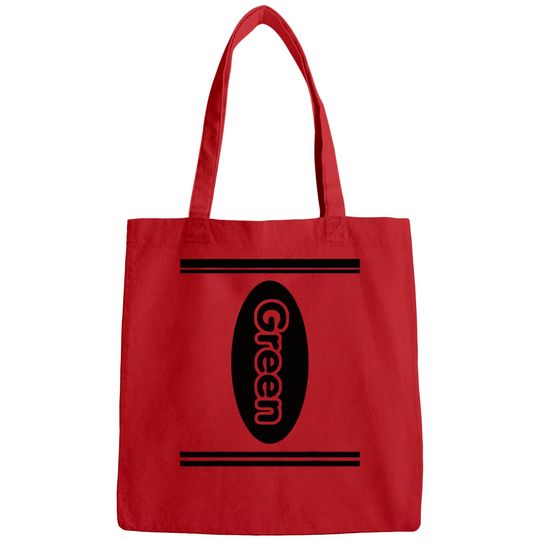Discover Green Crayon Costume Halloween Matching Group Costumes Bags