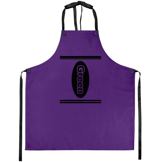 Discover Green Crayon Costume Halloween Matching Group Costumes Aprons