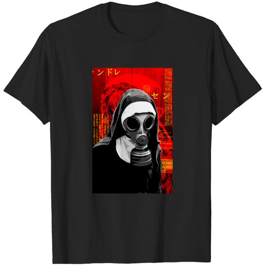 Discover Gas Mask Nun - Gas Mask Nun - T-Shirt