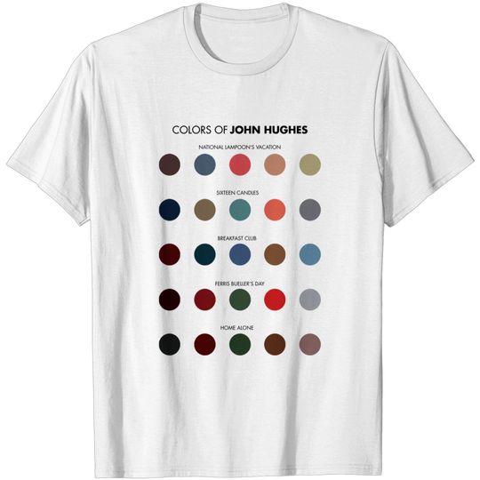 Discover Colors of John Hughes - John Hughes - T-Shirt