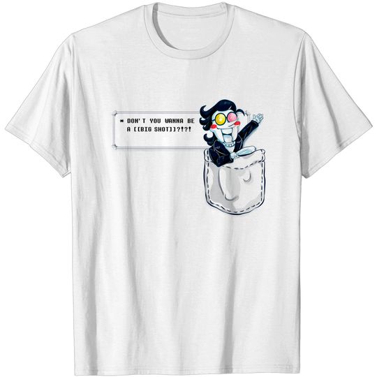 Discover Pocket Spamton (For White or Lighter Clothes) - Deltarune - T-Shirt