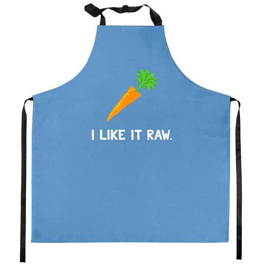 Discover I Like It Raw Carrot Vegan Kitchen Aprons