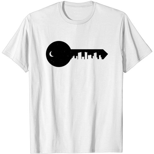 Discover Moon key - Key - T-Shirt