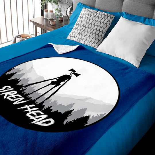 Discover Siren Head Sirenhead Creepypasta Horror Trick or Treat Baby Blankets