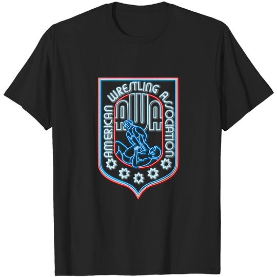 Discover AWA neon - Wrestling - T-Shirt