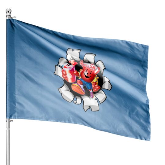 Discover Kool Aid Man House Flags, Oh Yeah Kool Aid House Flags