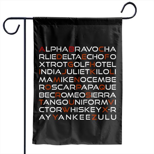 Discover Aviation Phonetic Alphabet Pilot Alpha Bravo Charlie Garden Flags
