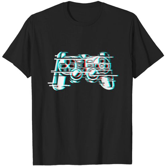 Discover Gaming Glitch Controller Gamer E Girl E Boy - Gaming - T-Shirt