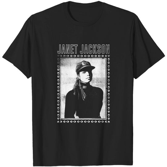 Discover Janet Jackson 80s Vintage Faded Style Design Janet Jackson T-Shirt